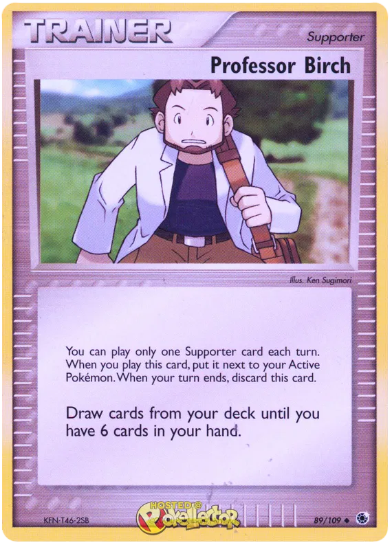 Professor Birch - EX Ruby & Sapphire #89