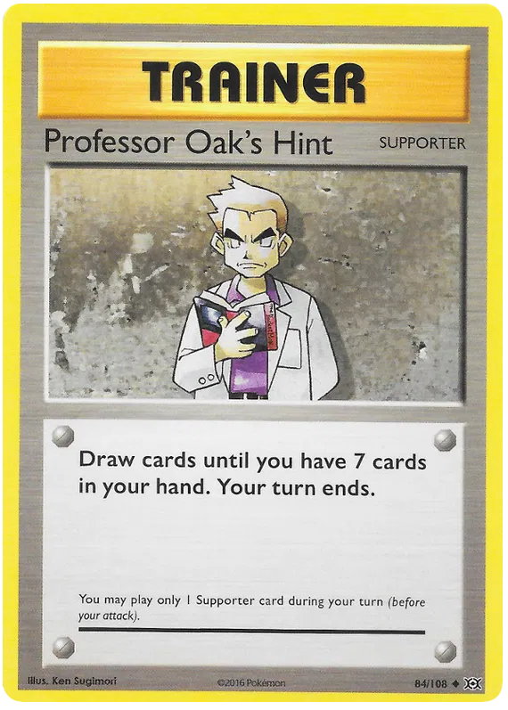 Professor Oak's Hint - Evolutions #84