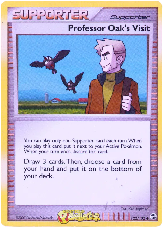 Professor Oak's Visit - Secret Wonders #122