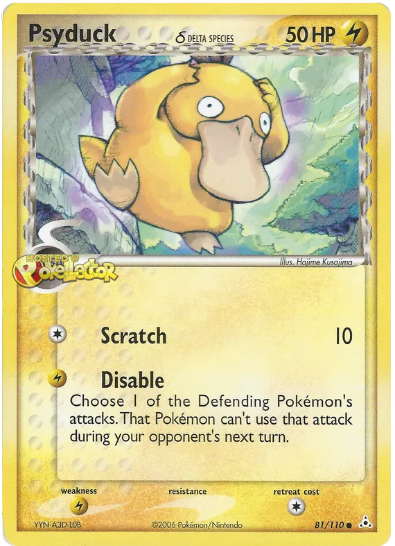 Psyduck  (delta species) - EX Holon Phantoms #81