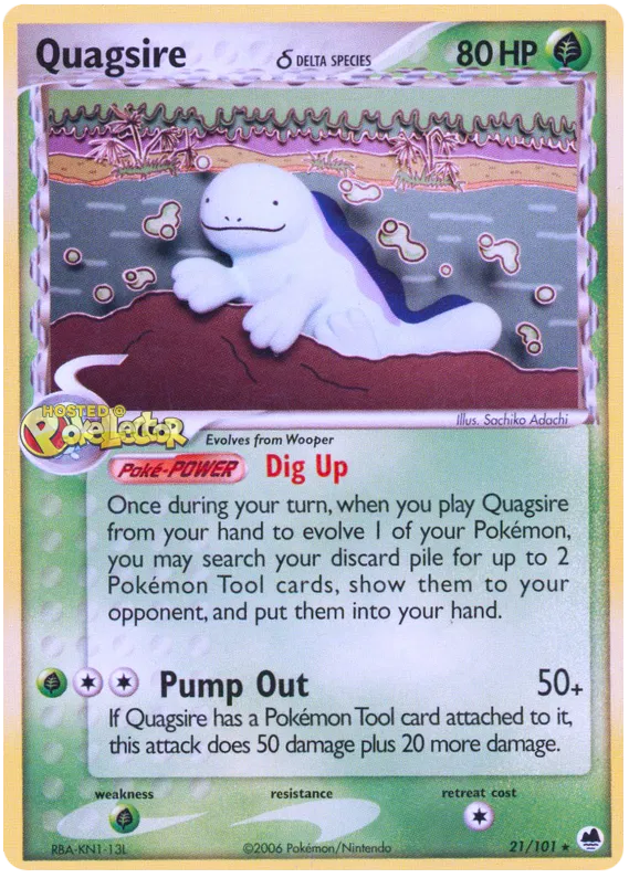 Quagsire  (delta species) - EX Dragon Frontiers #21