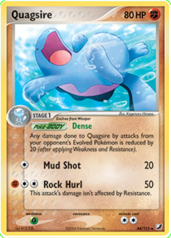 Quagsire - EX Unseen Forces #44