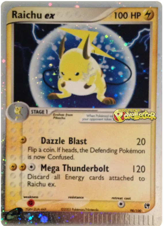 Raichu EX - EX Sandstorm #98