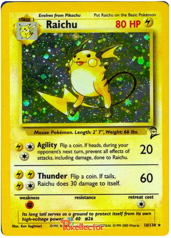 Raichu - Base Set 2 #16