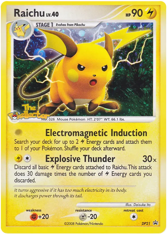 Raichu - DP Black Star Promos #21