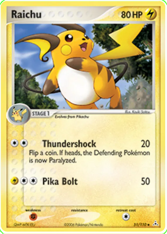 Raichu - EX Holon Phantoms #51