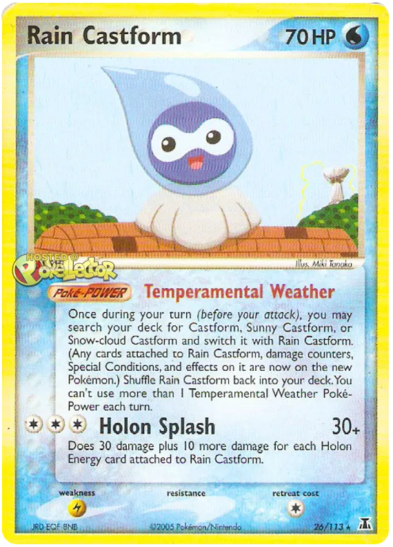 Rain Castform - EX Delta Species #26