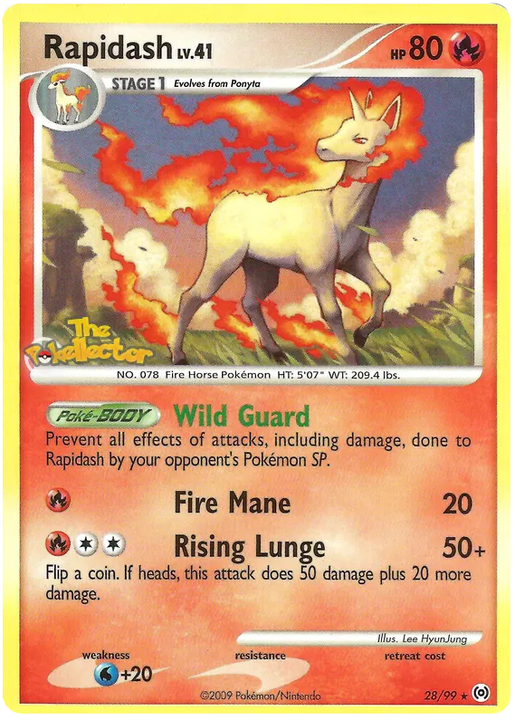 Rapidash - Platinum - Arceus #28