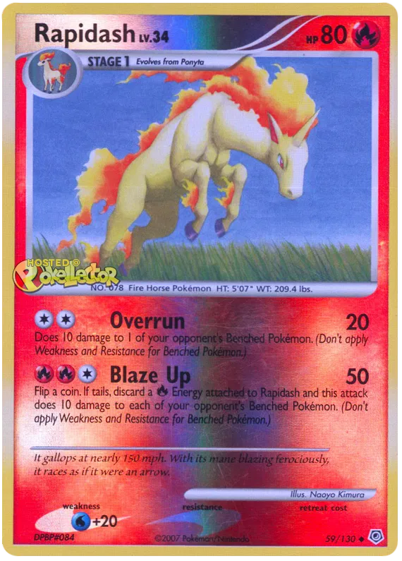 Rapidash - Diamond & Pearl #59