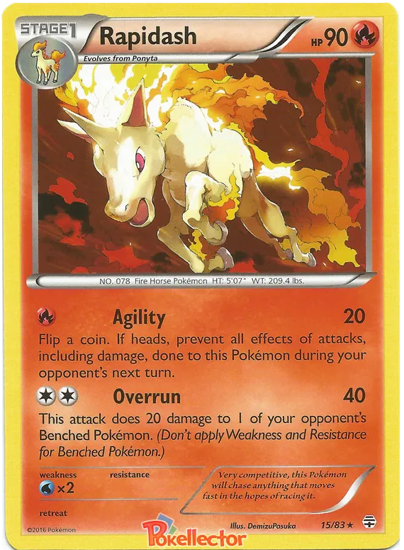 Rapidash - Generations #15