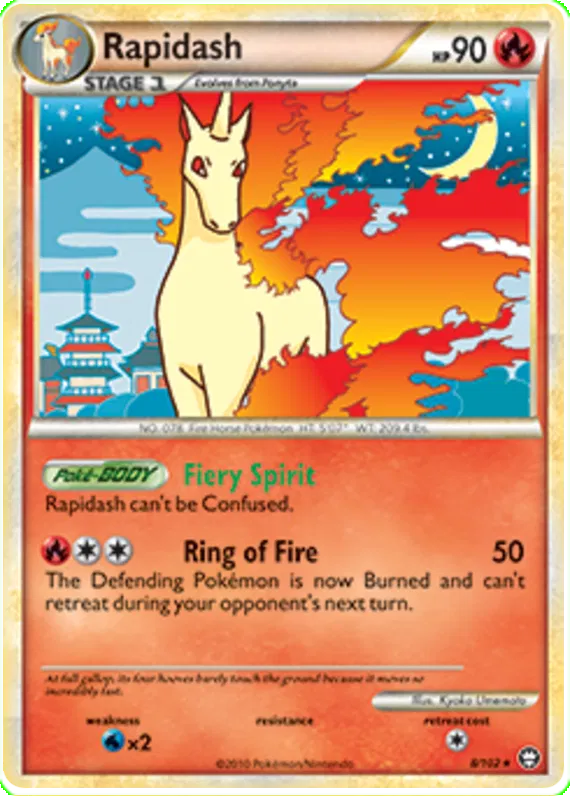 Rapidash - HS Triumphant #8