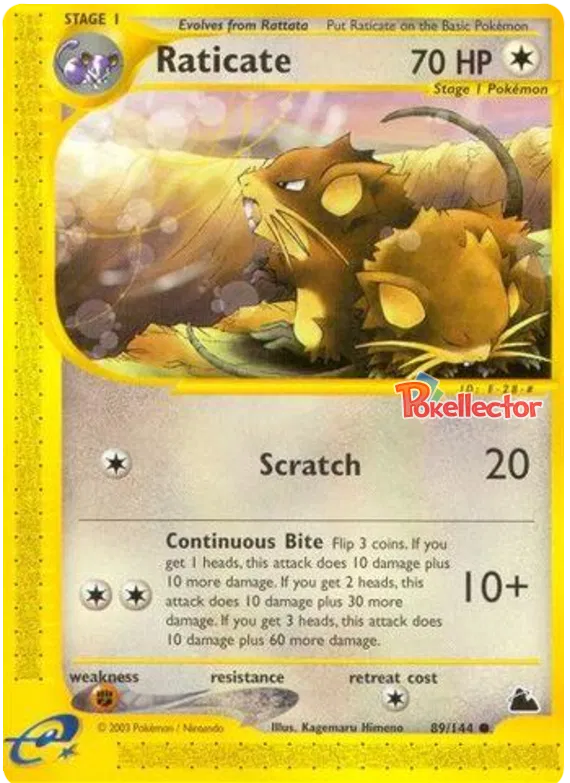 Raticate - Skyridge #89