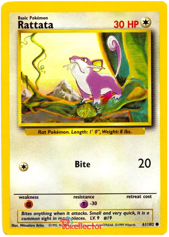 Rattata - Base Set #61