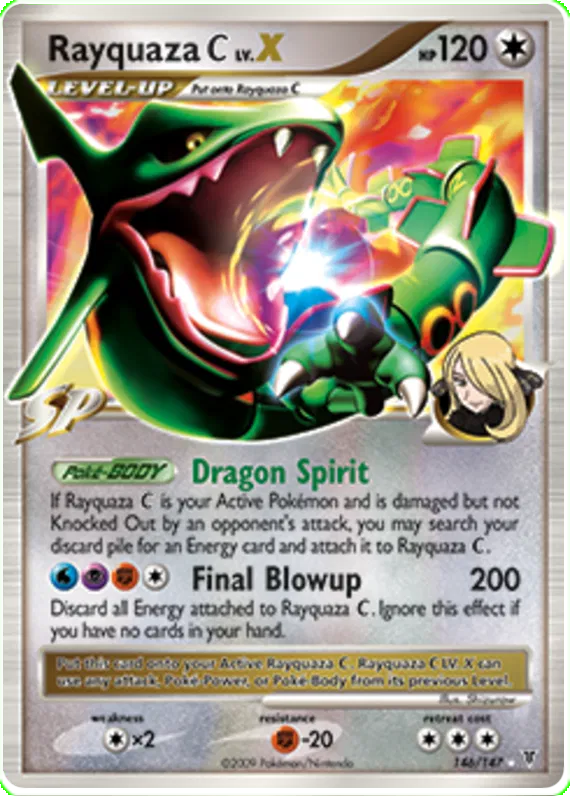 Rayquaza C LV. X - Platinum - Supreme Victors #146