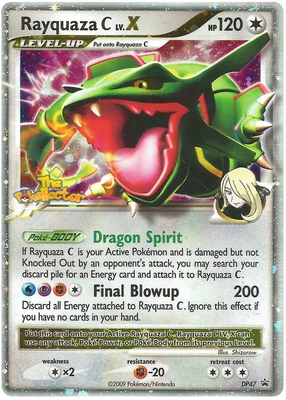 Rayquaza C LV.X - DP Black Star Promos #47