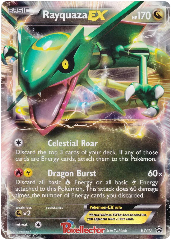 Rayquaza EX - Black & White Promos #47