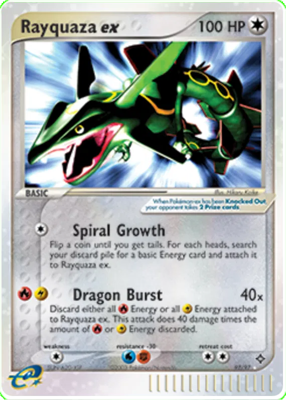 Rayquaza EX - EX Dragon #97