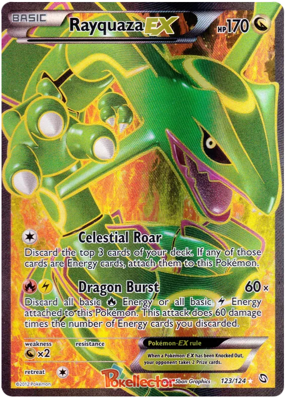 Rayquaza EX - Dragons Exalted #123