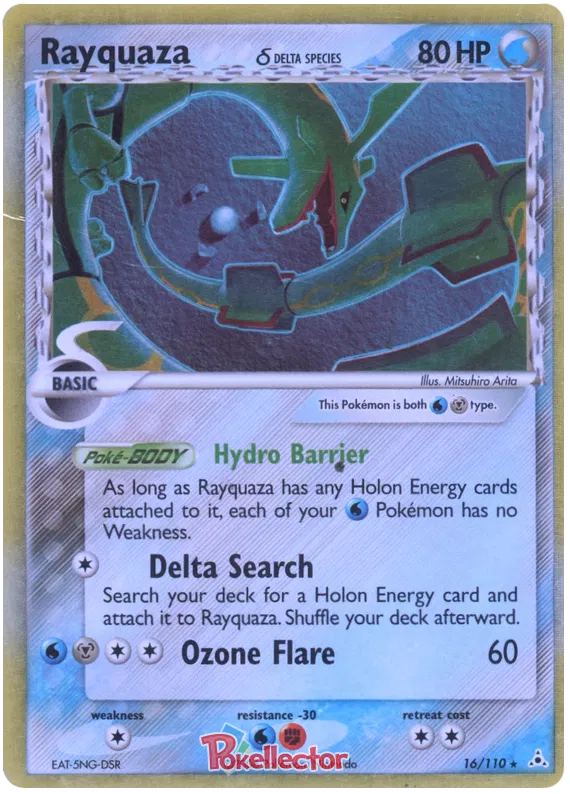 Rayquaza  (delta species) - EX Holon Phantoms #16