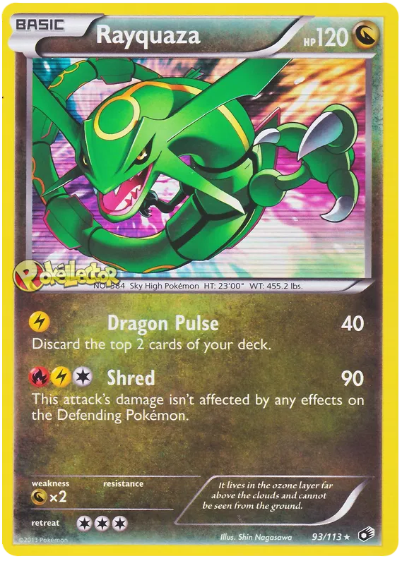 Rayquaza - Legendary Treasures #93