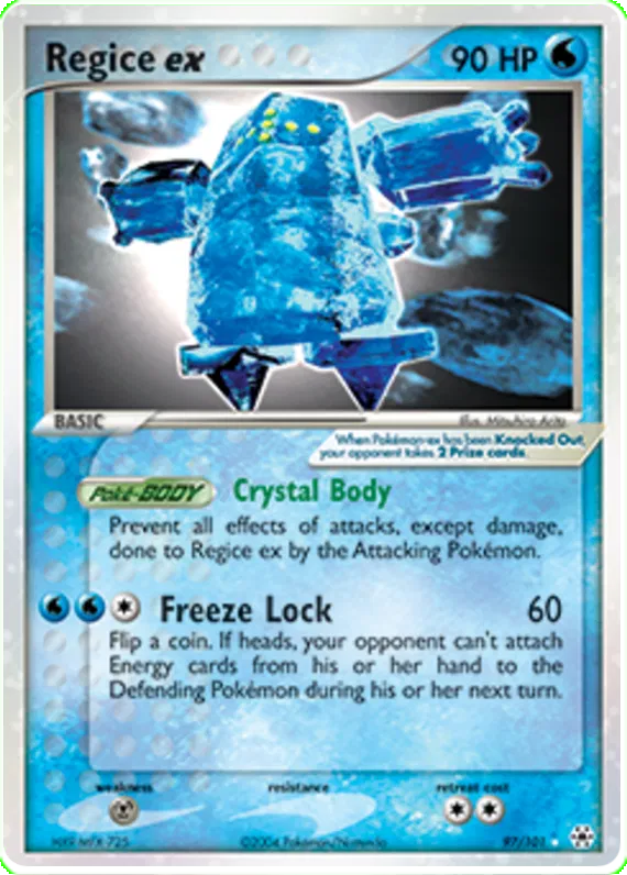 Regice ex - EX Hidden Legends #97