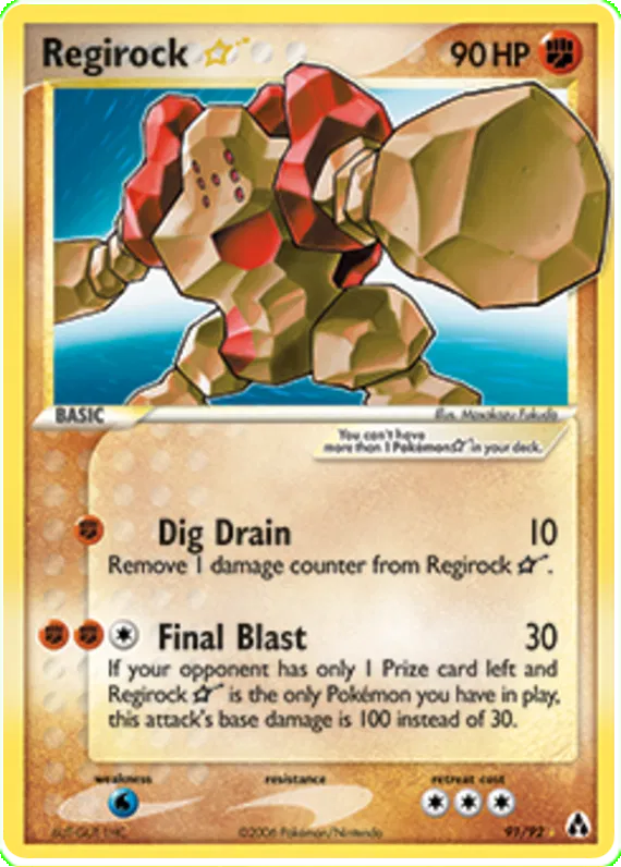 Regirock * - EX Legend Maker #91