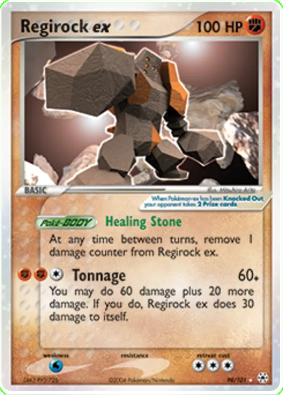 Regirock ex - EX Hidden Legends #98