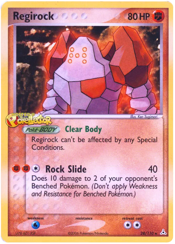 Regirock - EX Holon Phantoms #28