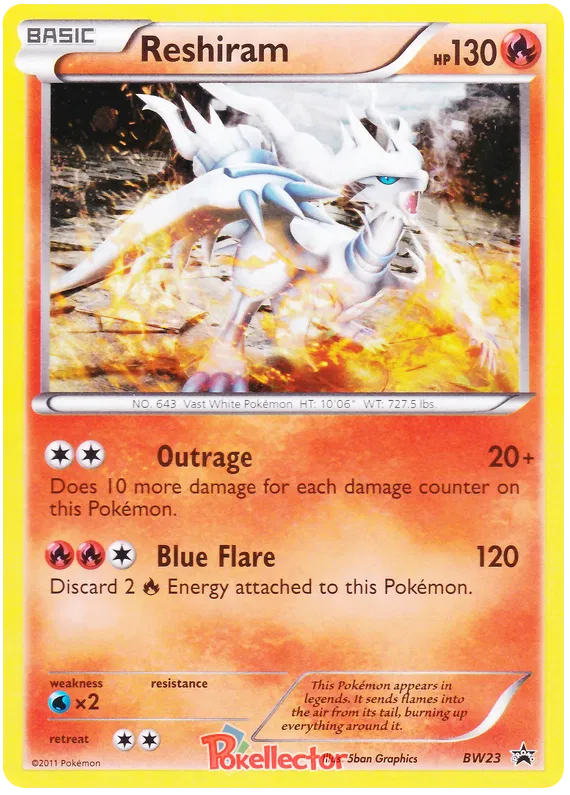 Reshiram - Black & White Promos #23