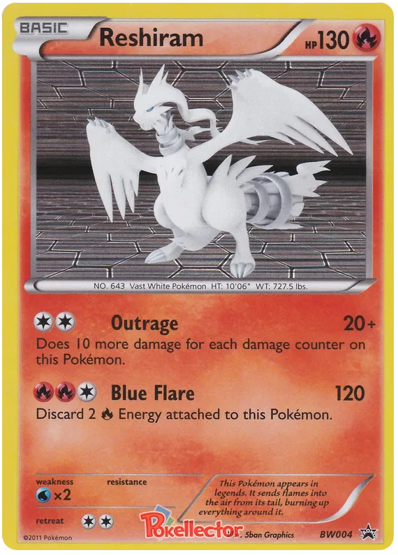 Reshiram - Black & White Promos #4