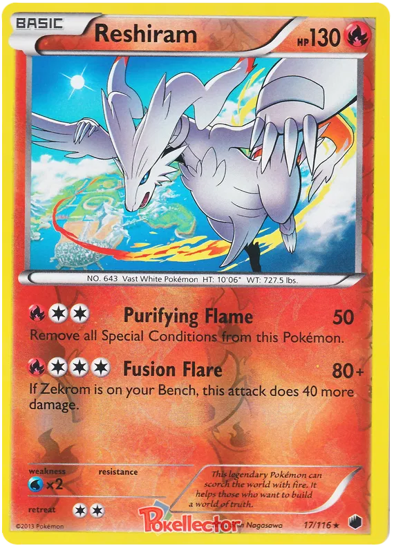 Reshiram - Plasma Freeze #17