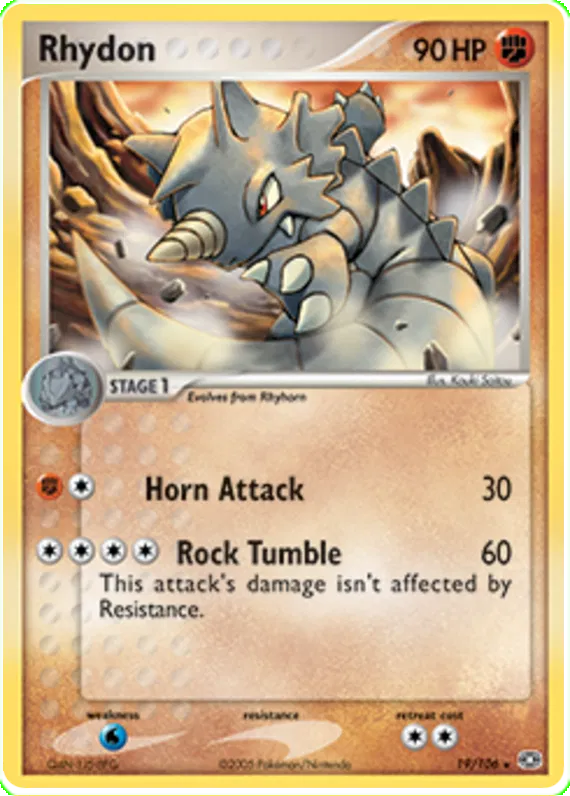 Rhydon - EX Emerald #19