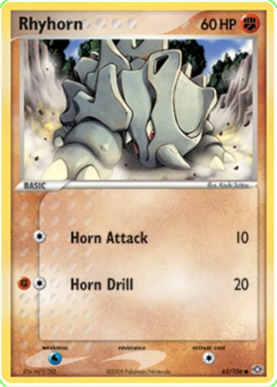 Rhyhorn - EX Emerald #62