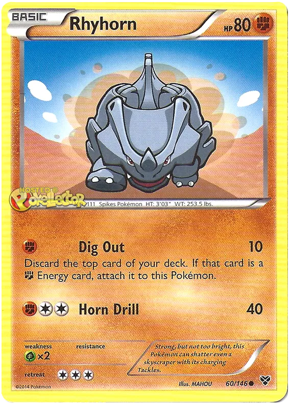 Rhyhorn - XY #60