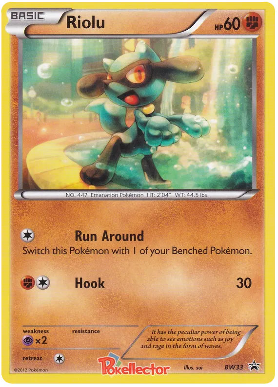 Riolu - Black & White Promos #33