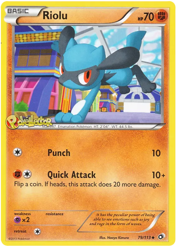 Riolu - Legendary Treasures #79