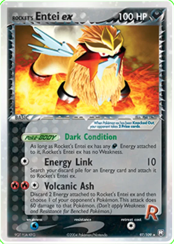 Rocket's Entei ex - EX Team Rocket Returns #97