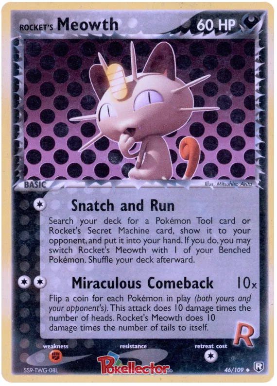 Rocket's Meowth - EX Team Rocket Returns #46