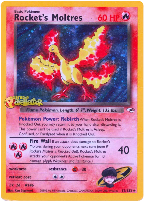 Rocket's Moltres - Gym Heroes #12