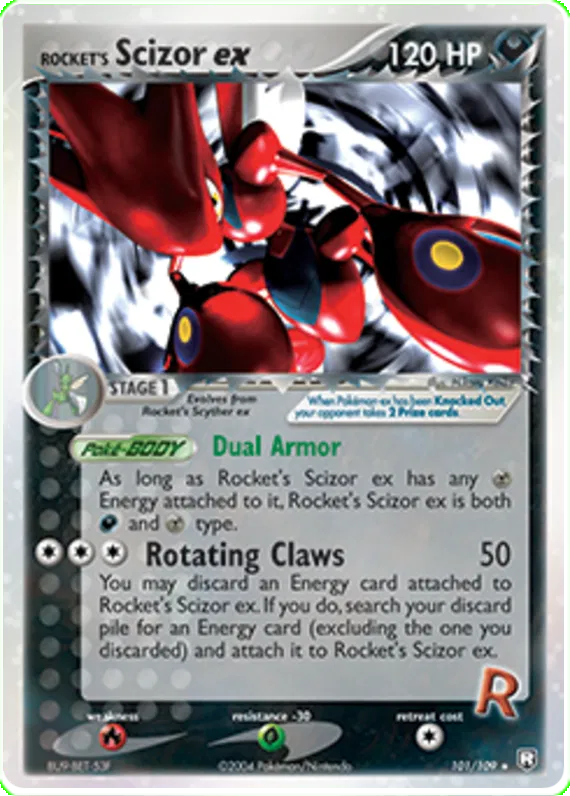 Rocket's Scizor ex - EX Team Rocket Returns #101