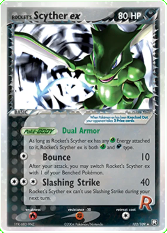 Rocket's Scyther ex - EX Team Rocket Returns #102