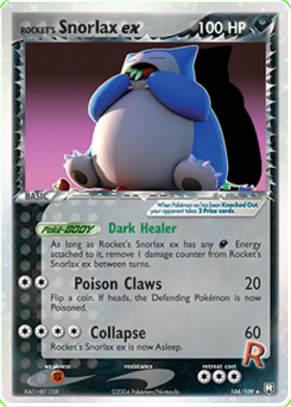 Rocket's Snorlax ex - EX Team Rocket Returns #104