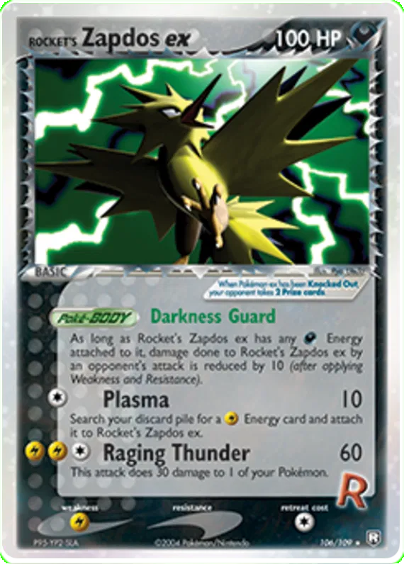 Rocket's Zapdos ex - EX Team Rocket Returns #106