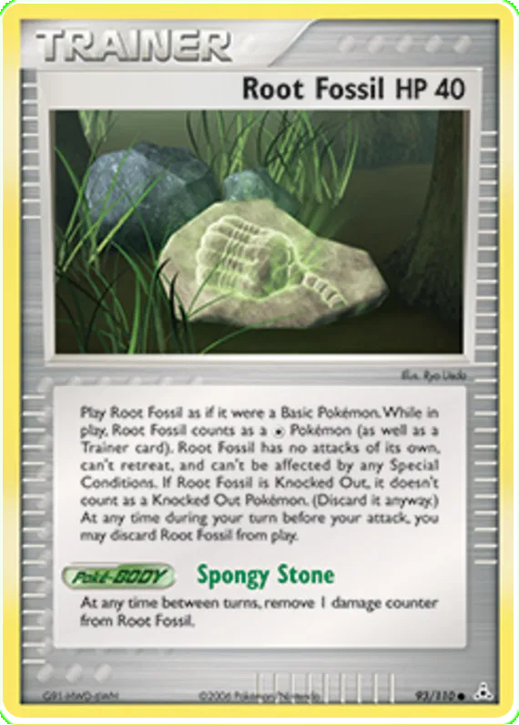 Root Fossil - EX Holon Phantoms #93