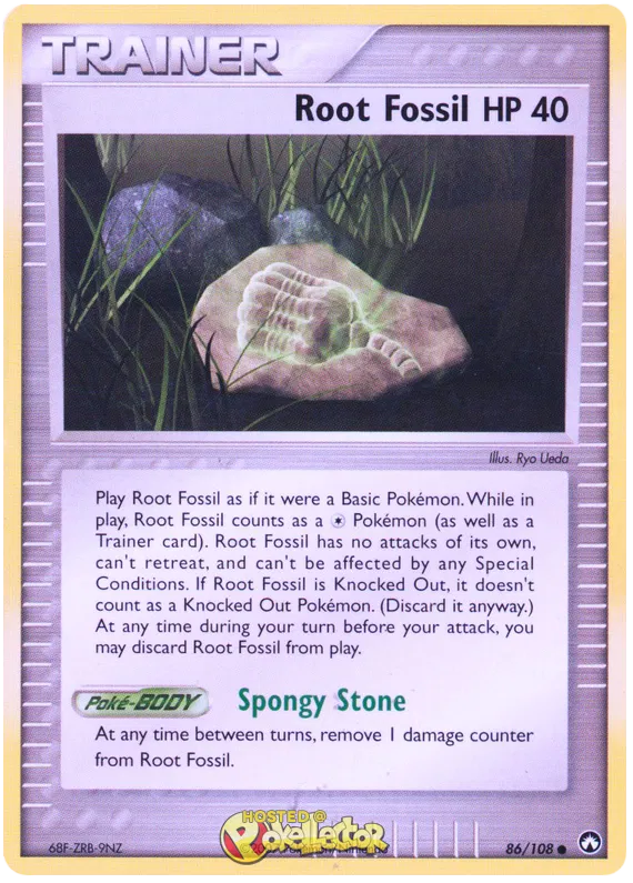 Root Fossil - EX Power Keepers #86