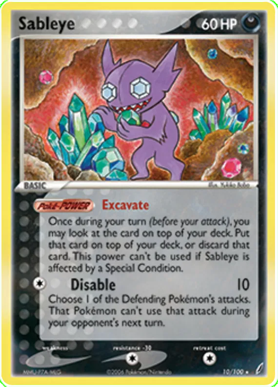 Sableye - EX Crystal Guardians #10