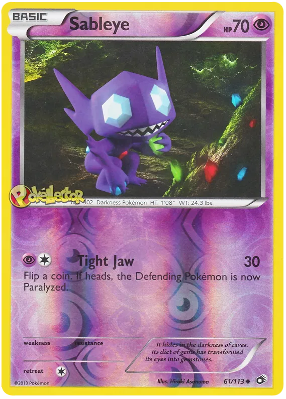 Sableye - Legendary Treasures #61