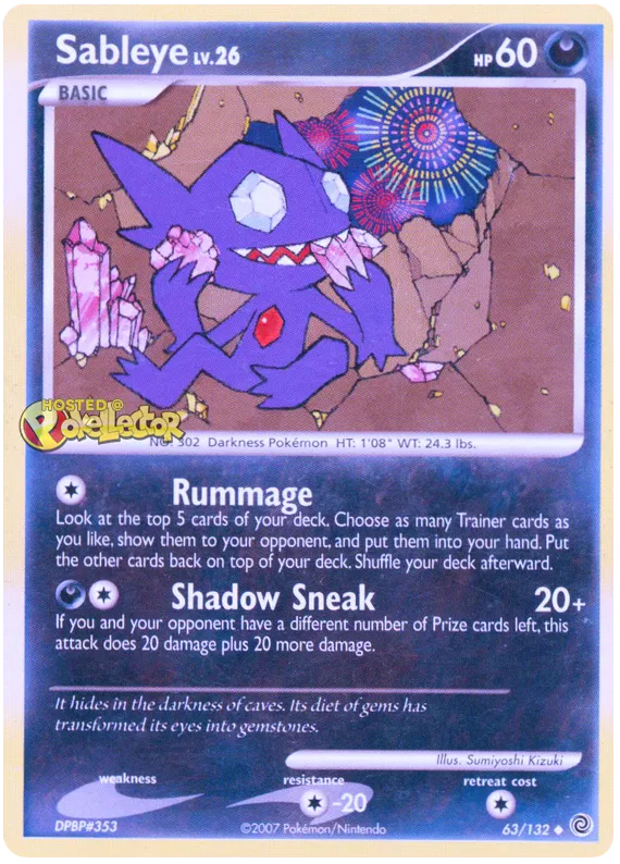 Sableye - Secret Wonders #63