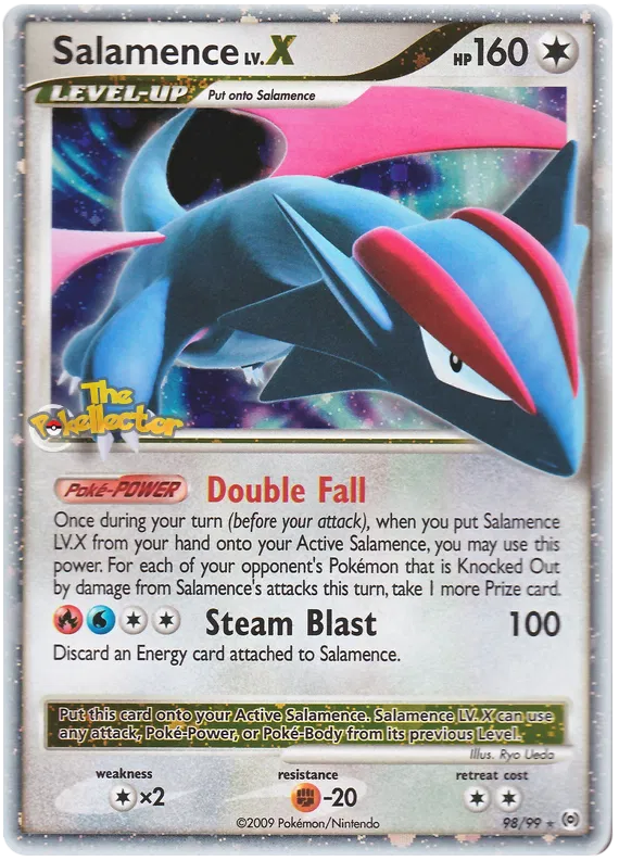 Salamence LV. X - Platinum - Arceus #98