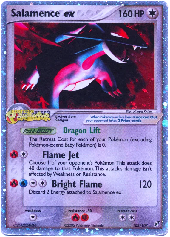 Salamence ex - EX Deoxys #103